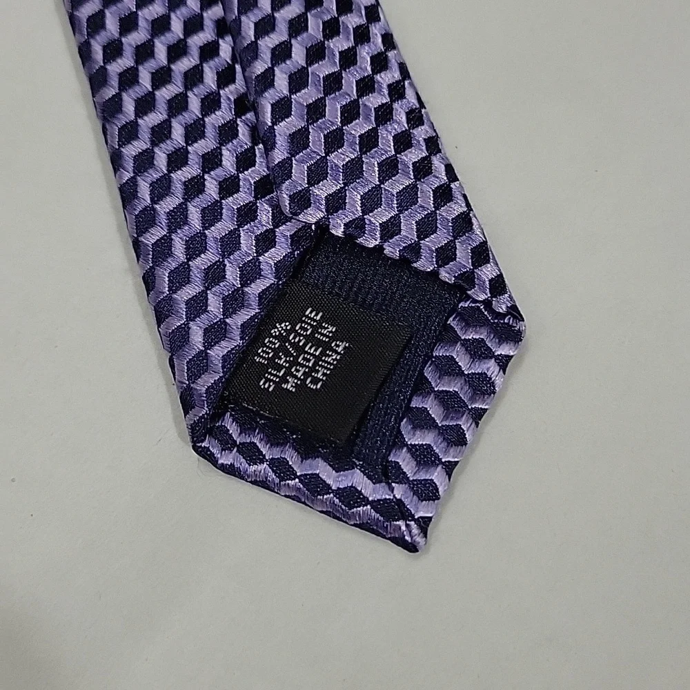 Michael kors men's purple diagonal tie